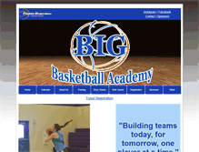 Tablet Screenshot of bigbasketballacademy.com